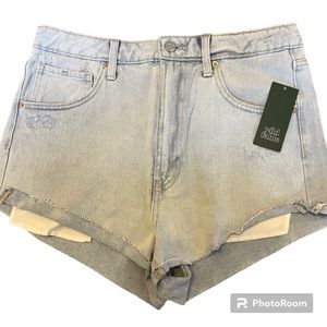 Wild Fable Womens Highest Rise Cheeky shorts light washed- size 8